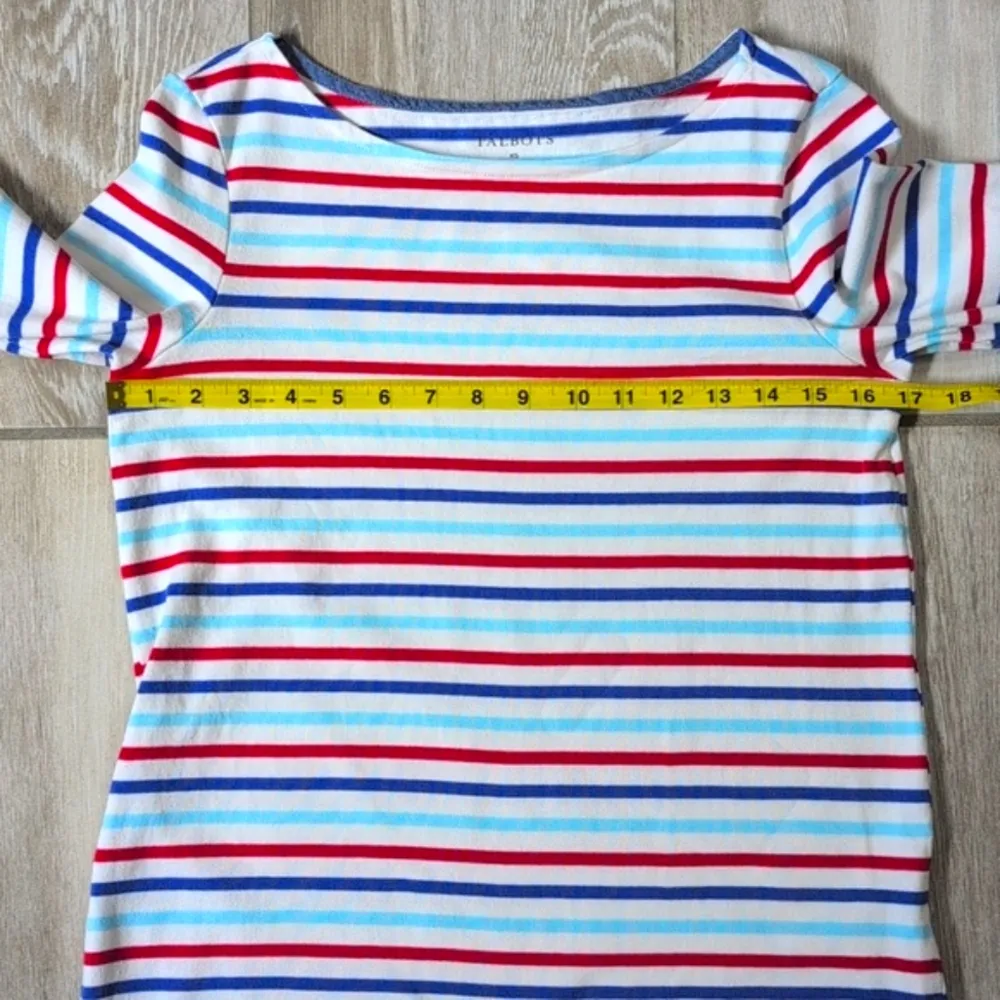 Talbots Bateau Stripe Talbots Tee | Talbots Long Sleeve Striped Shirt - Image 13