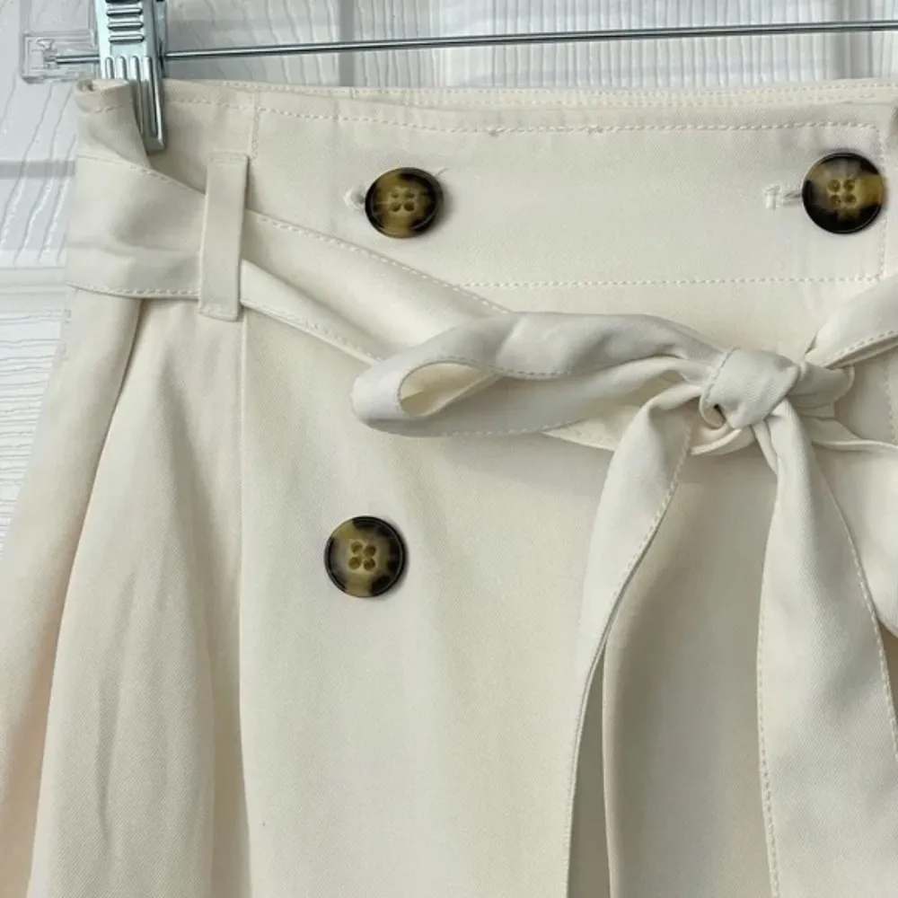 NWT Button Paper Bag Mini Skirt - Image 3