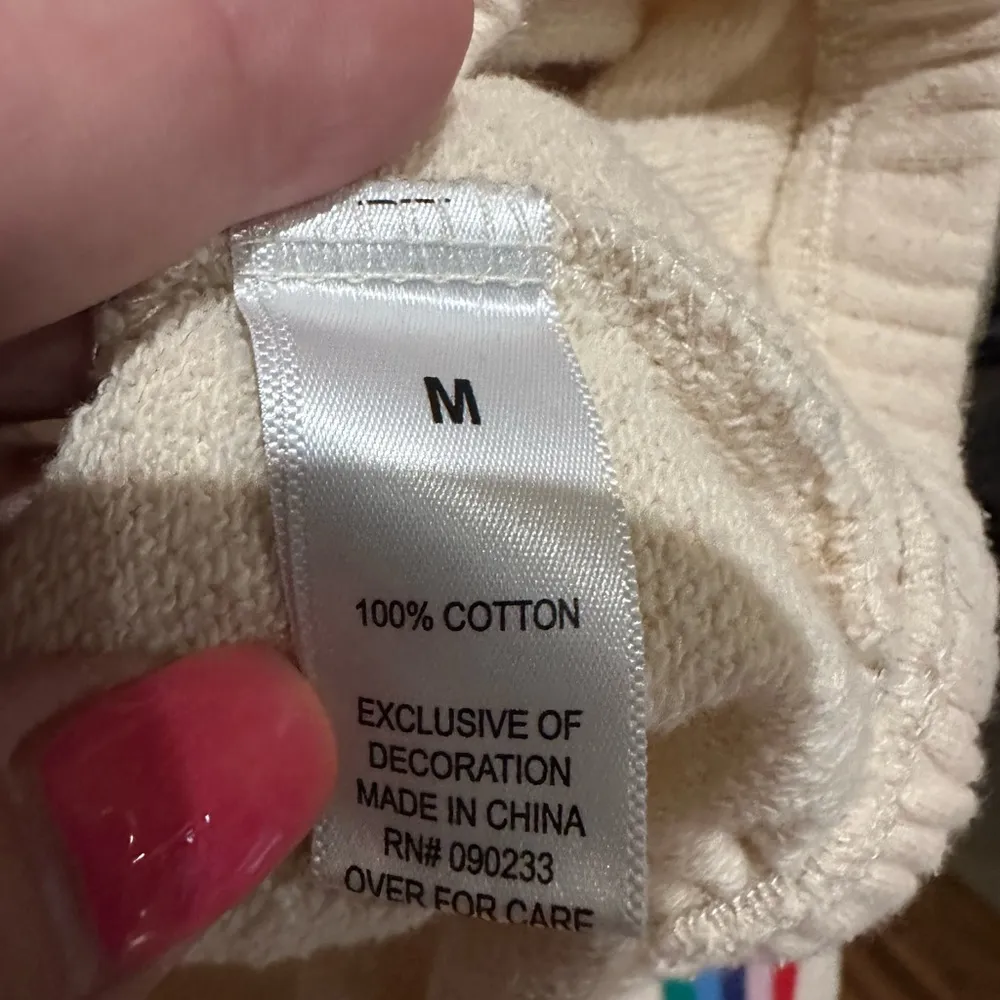 LA Hearts long sleeve crop sweatshirt - Image 4