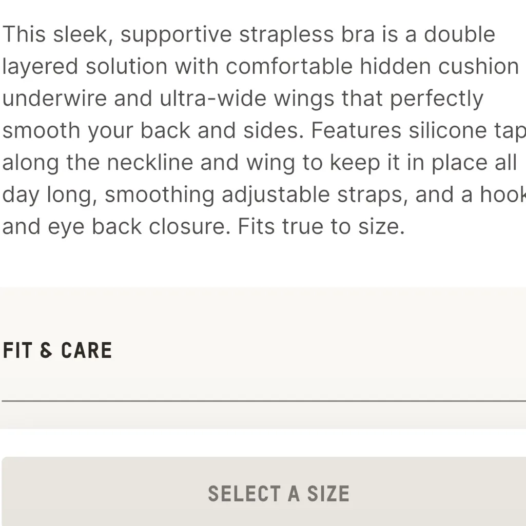 Skims Smoothing Intimates Strapless Bra 32B NWT Onyx Removable Straps - Image 3