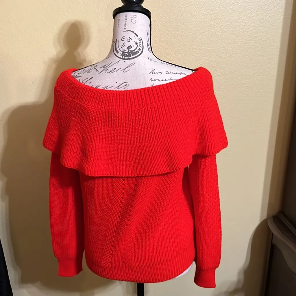 Willow & Clay Off Shoulder Sweater - Image 4