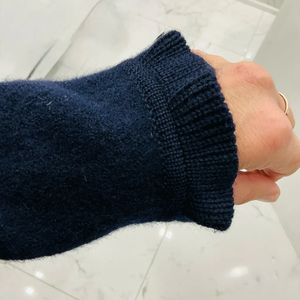 Dressy wool cardigan 🌹 Blue Size undefined - Image 7