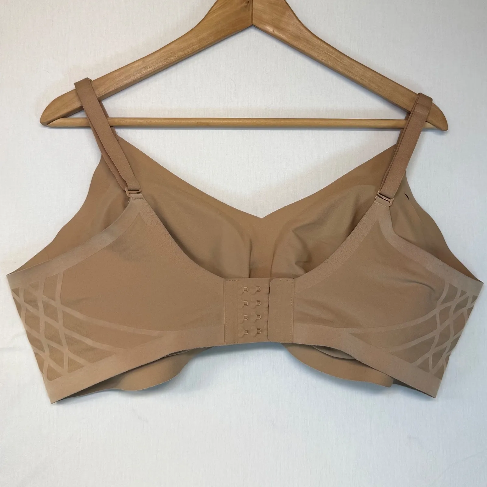 HONEYLOVE 3X 44DD 44E 44DDD F Comfort Seamless Full Coverage Bra Nude Tan Size undefined - Image 8