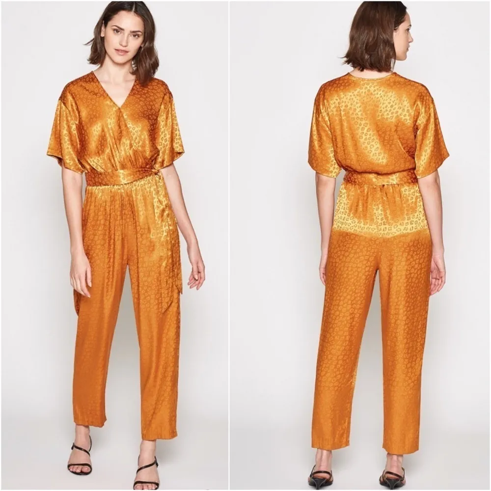 nwt // joie tau copper leopard jumpsuit - Image 14