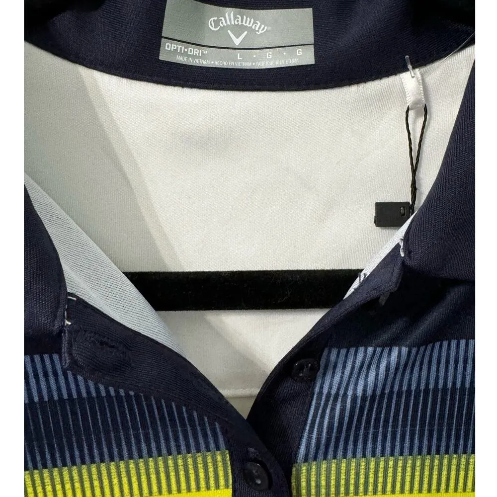 NWT! Callaway Abstract Gradient Print Color Block Golf Dress - Size Large - Image 7