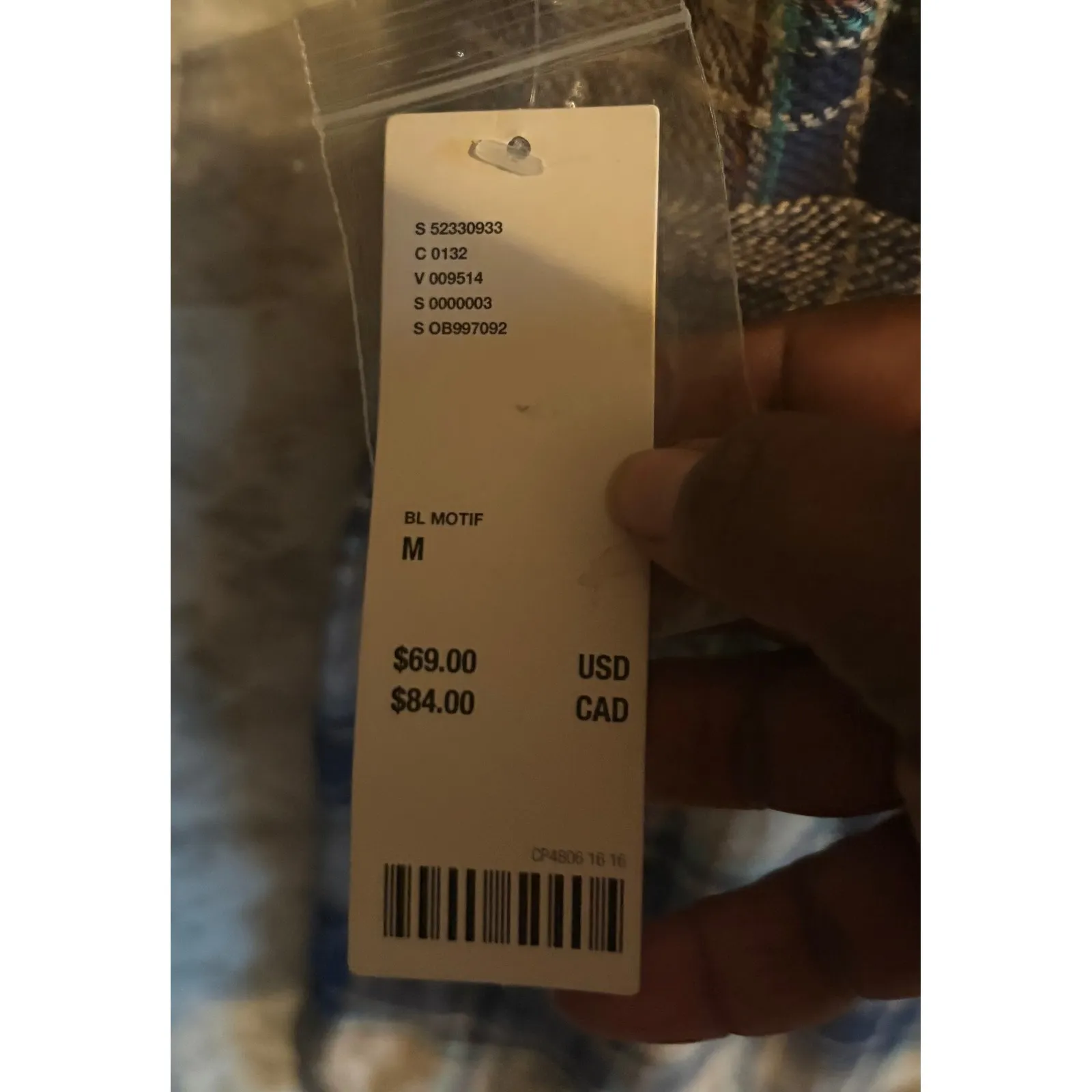 Urban‎ Outfitters Plaid Button Front Mini Dress Sleeveless M NWT - Image 8