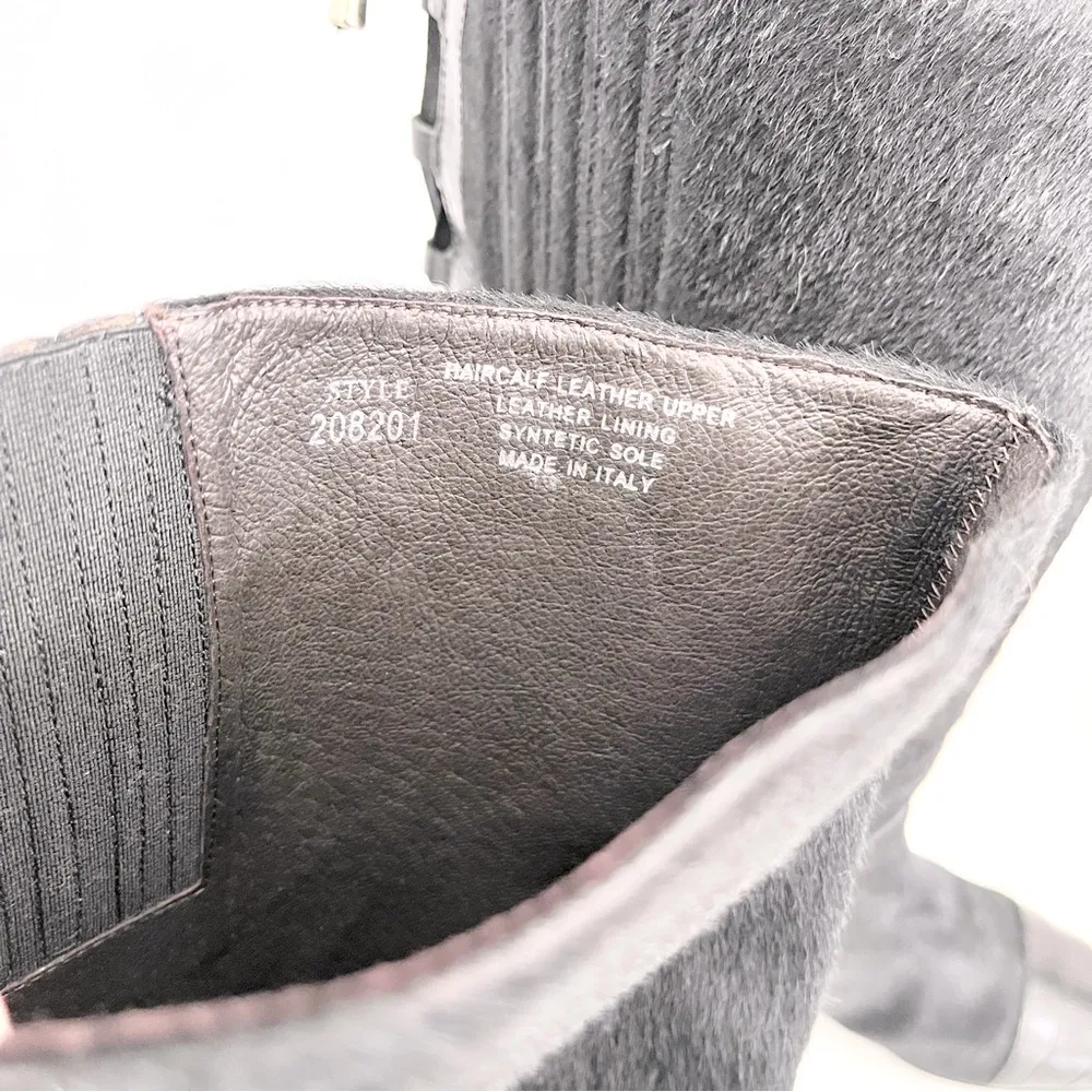 Migliorini Black Pony Hair Croc - Image 7