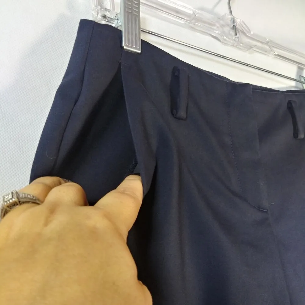 Theory Natural Bedina Pavia Ankle Cropped Pants Career Preppy Size 2 - Image 6