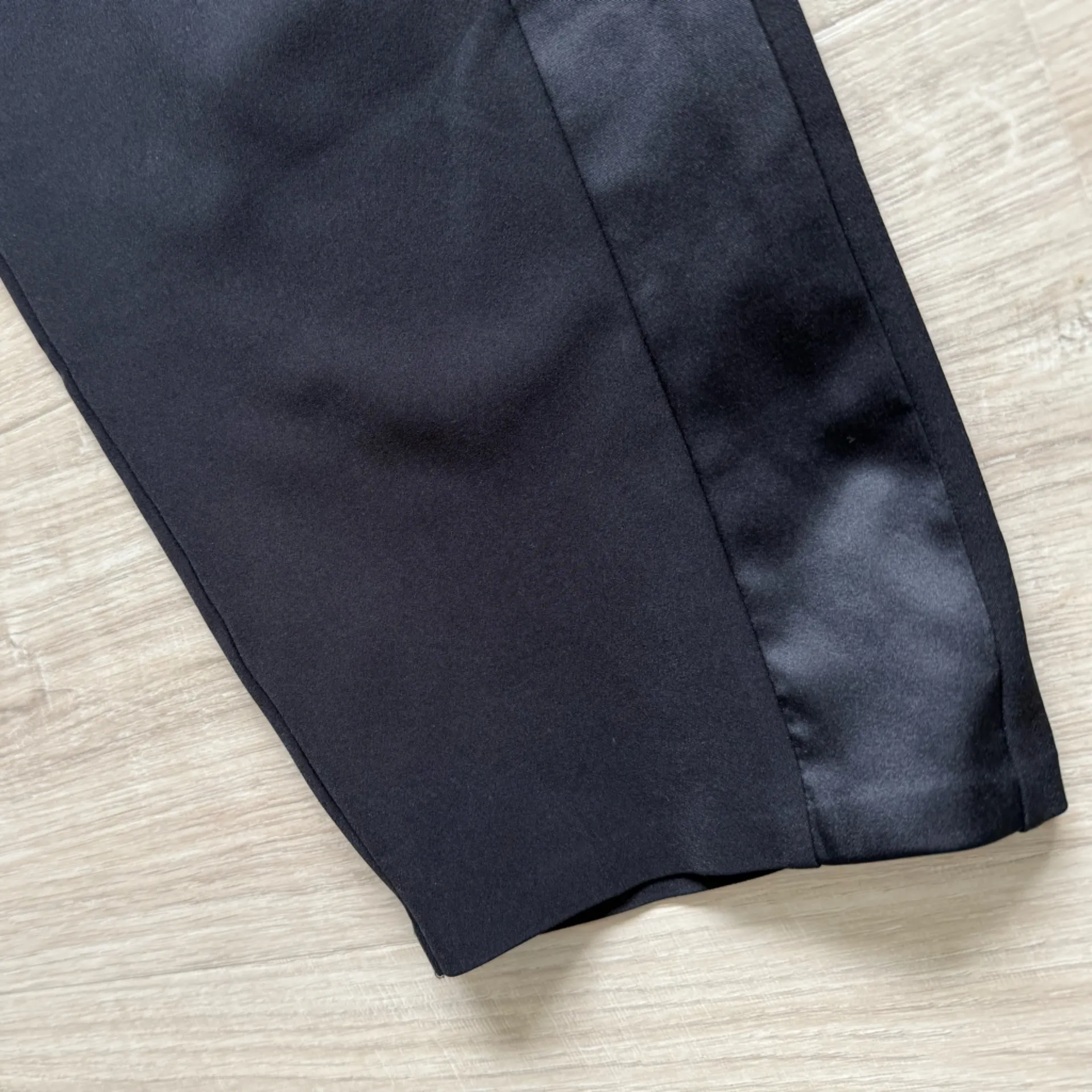 Athleta Endless High Rise Satin Side Stripe Pants | Black | 16 - Image 6