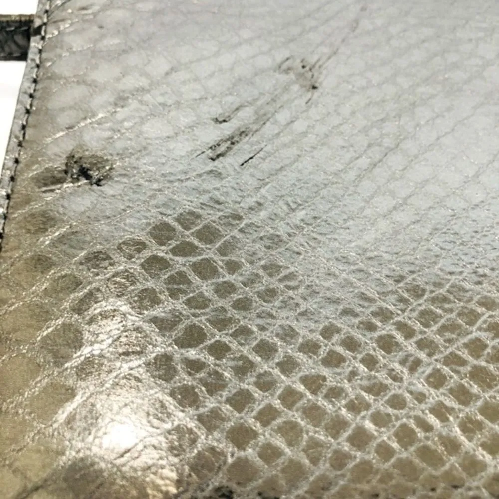 Michael Kors  Tilda Python-Embossed Clutch Bag - Image 11