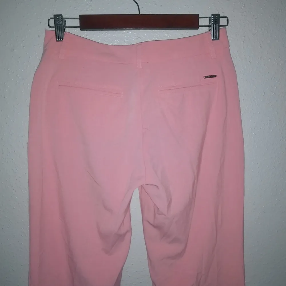 New York & Co. 2 Stretch Pink Rose Slacks Pants - Image 6