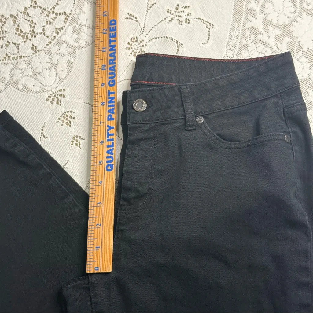 Talbots Curvy Straight Black Jeans Petite 10 - Image 11