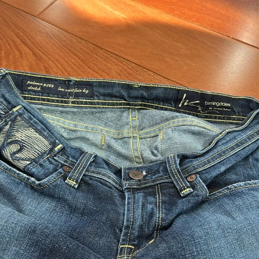 Citizens Of Humanity 'Paloma 088 Stretch Low Waist Blue Flare Wide Leg Jeans 27 - Image 14