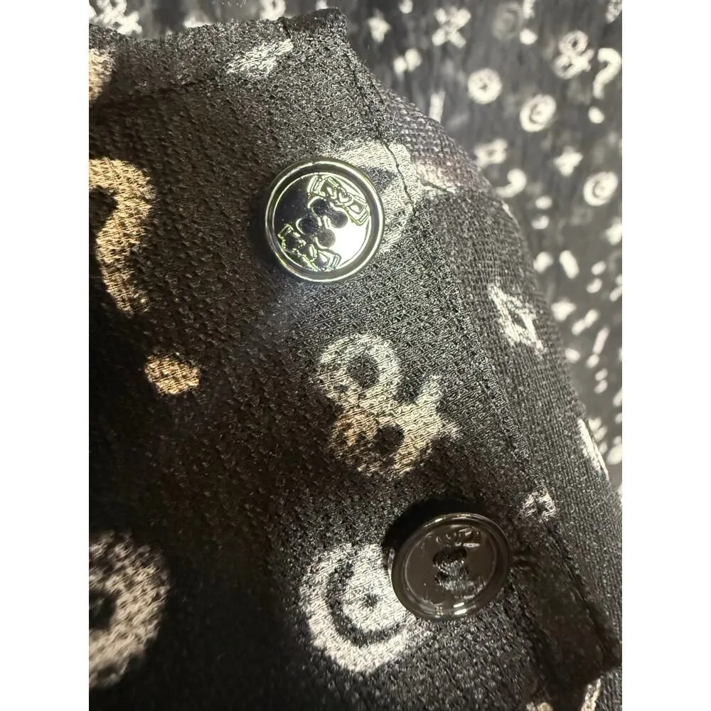 NWT Maison Common Silk Blouse Sz. 40 (US 8) Black - Image 14