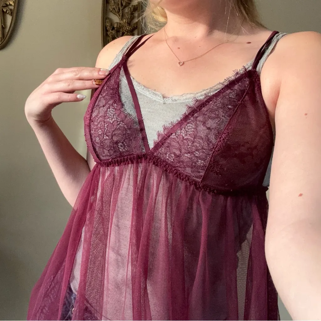 Victorias Secret Babydoll Lace Dress/Top - Image 7
