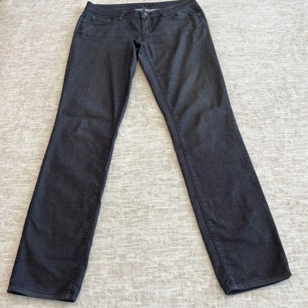 prAna Jada Jean Low-Rise Stretch Dark Denim Solid Women's Tall 31.5" Inseam 6/28 - Image 2