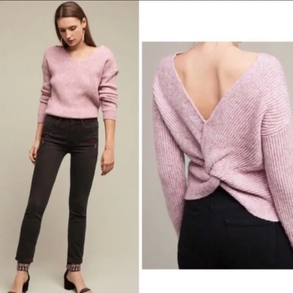 Anthropologie angel of the north twist sweater - Image 2