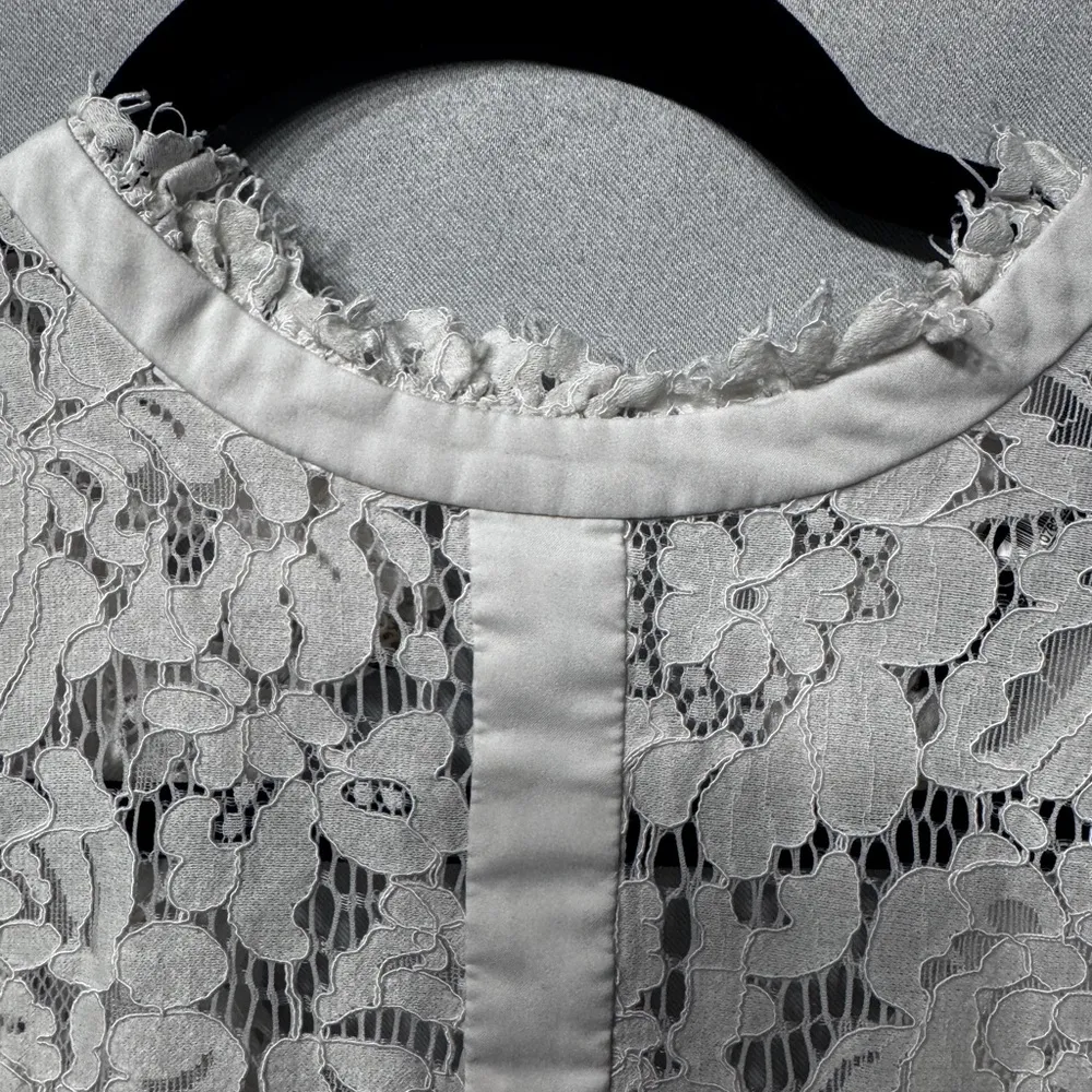 Rachel Zoe-Jaime Ivory Lace Top- Size 4- The Real Real Tag still on - Image 6