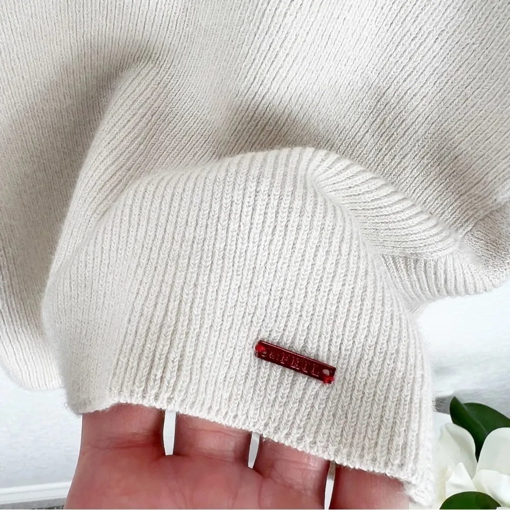 NWT NEW N.PHILANTHROPY Ollie Sweater Cream Twist Back Size Large L Tan - Image 8