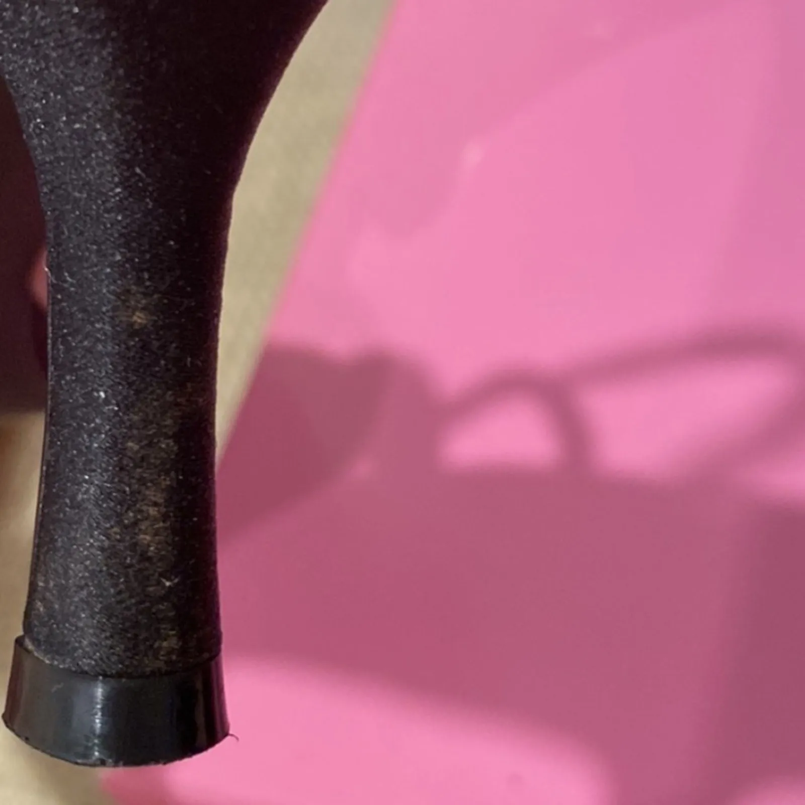 The Touch of Nina 9.5 Heels Formal Low Heel Strappy Satin Sandals Elegant Dressy - Image 9