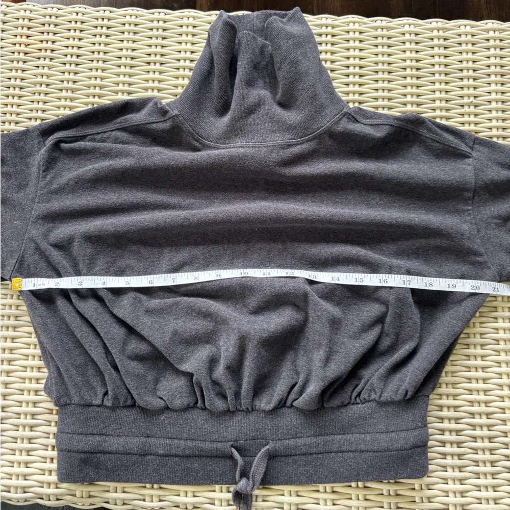 Sweaty Betty Melody Lux Fleece Cropped Sweatshirt XS athleisure workout yoga‎ - Image 7