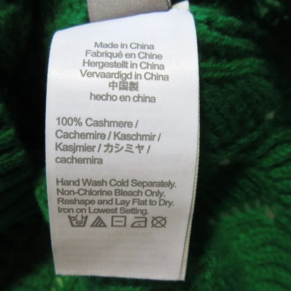 NWT J.Crew Cashmere Pointelle Sweater Shell in Brilliant Kelly Green Vest M - Image 3