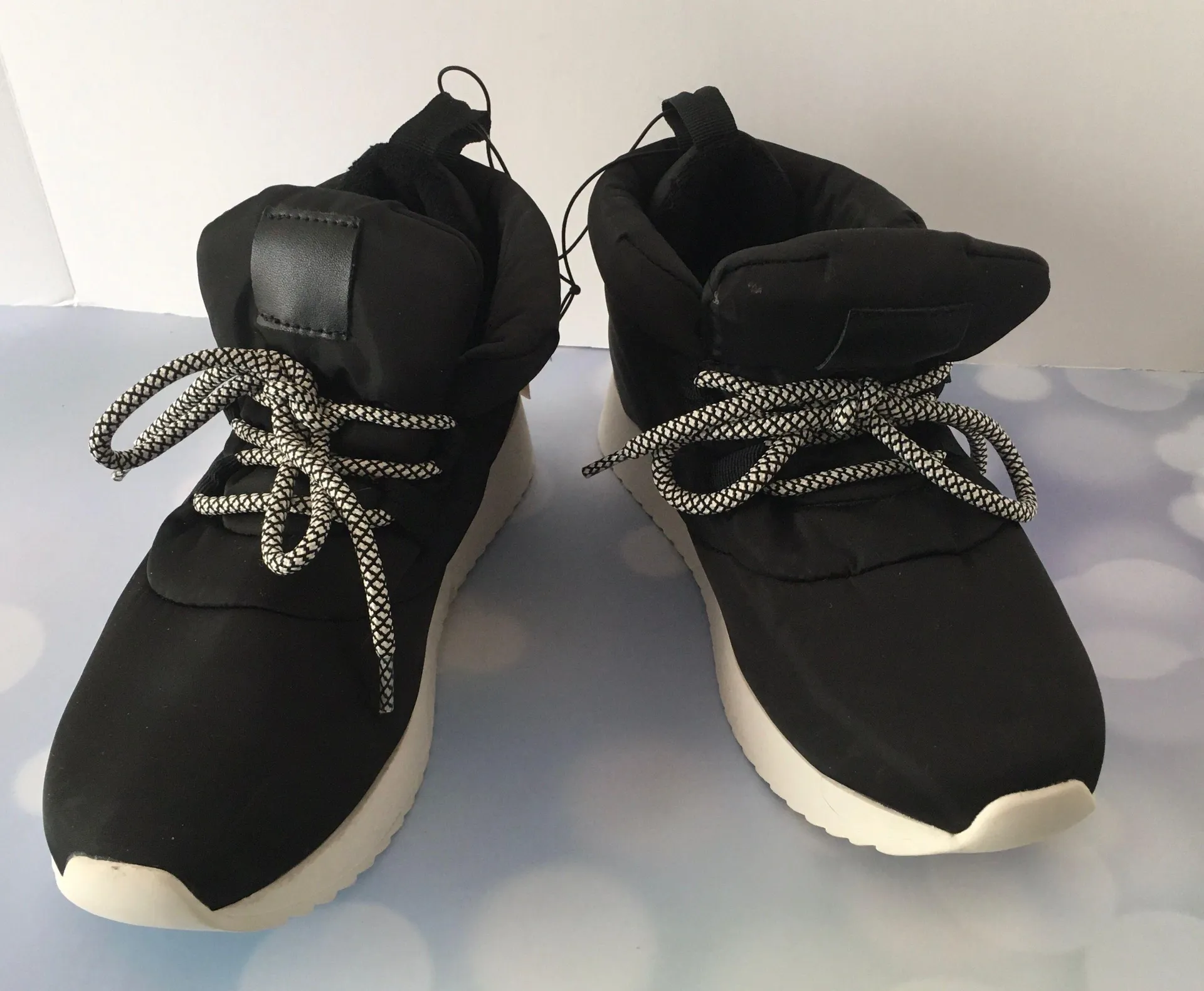 Black Sneaker Boots, Size 6 - Image 2
