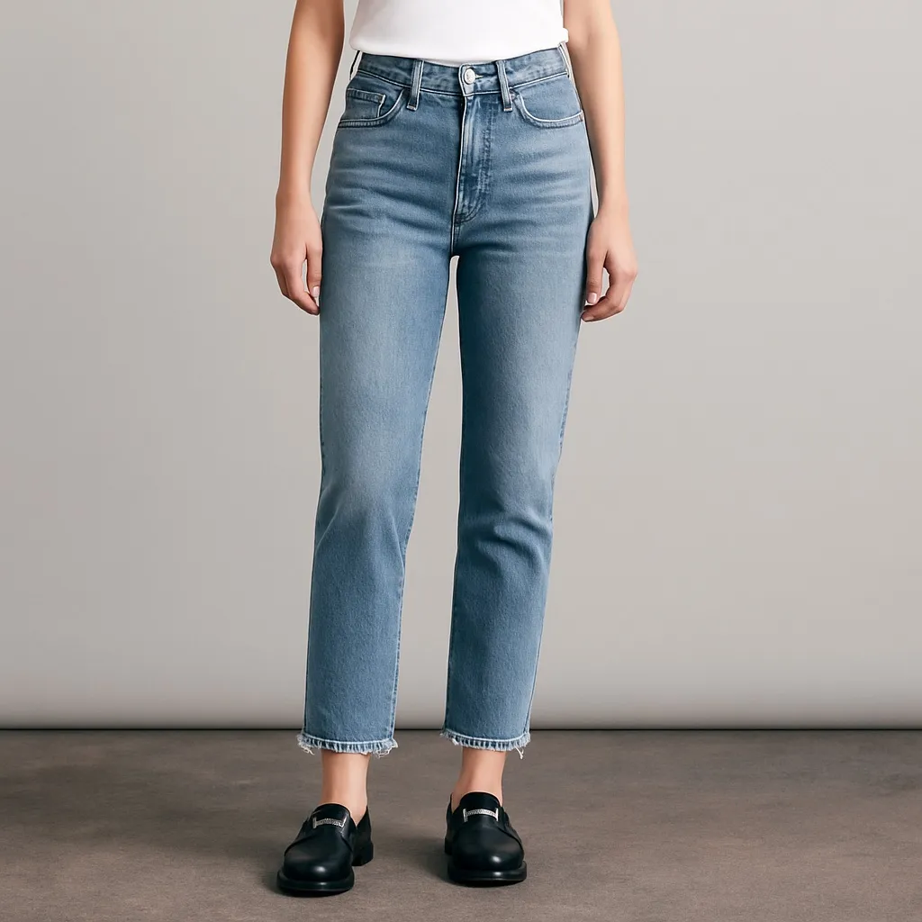 Rag & Bone Nina High Rise Ankle Cigarette Jeans Women’s Size 30 Lou Wash Raw Hem - Image 6