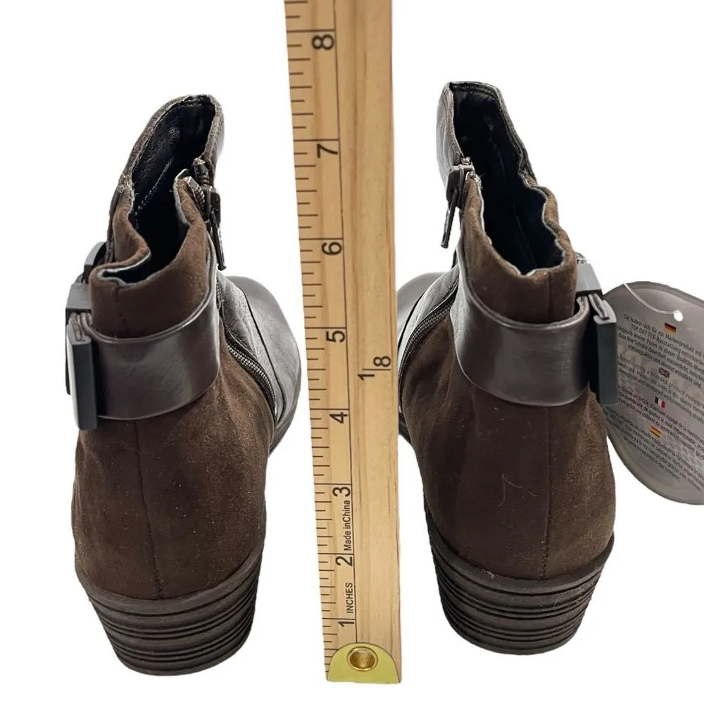 NWT Romika Women's Leather Topdry Tex Winter Boots Brown EU Sz 37 US 6 - Image 6