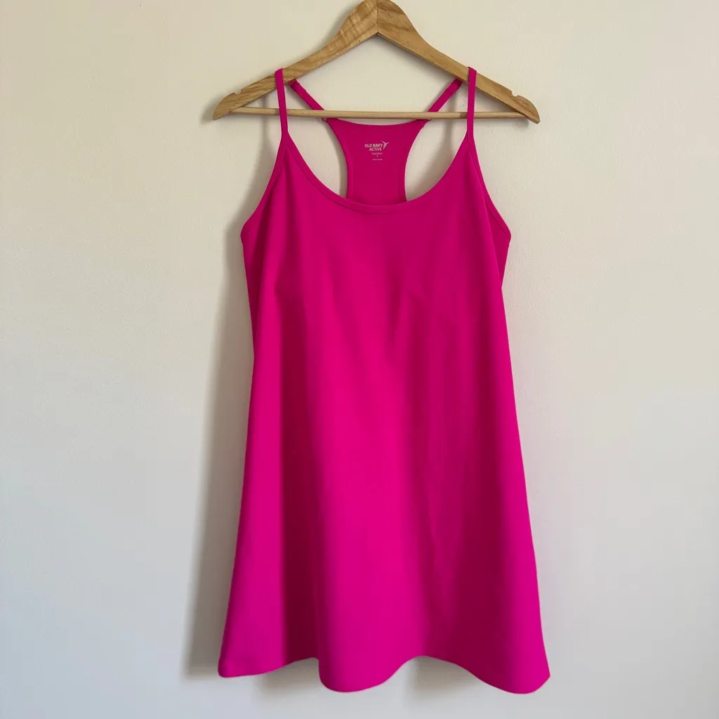 Old Navy Powersoft Athletic Dress Size Large Hot Pink - Image 2