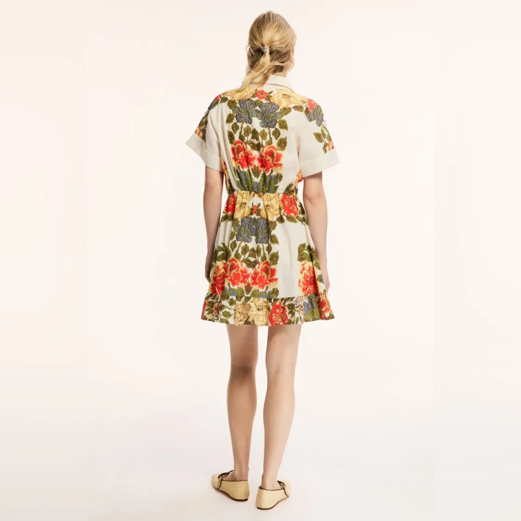 Cleabella Sadle Floral Cotton & Linen Shirtdress, Size X-Small, $278 - Image 2