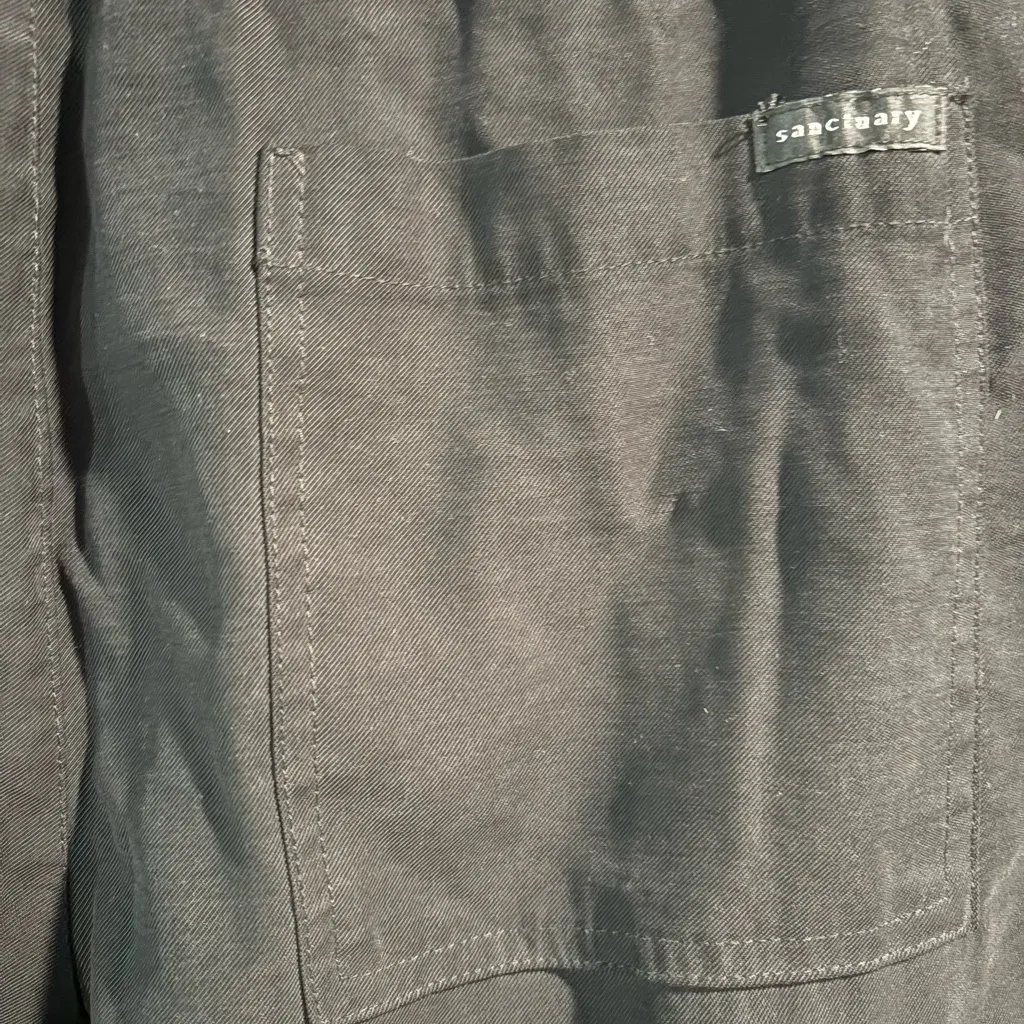 Sanctuary Black Cargo Joggers-‎ Size 30 - Image 3