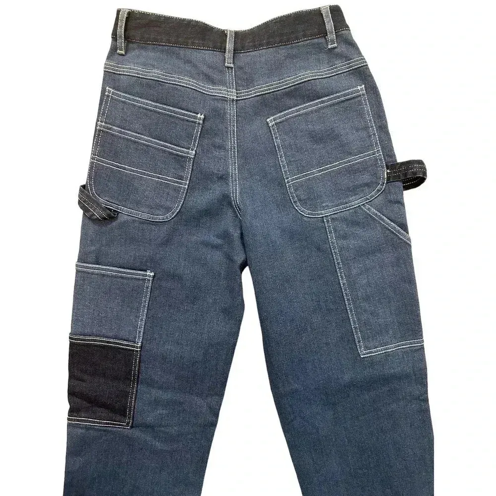 NEW-NWT! Staud Utility Patch Pocket Denim Pants Sz 00 - Image 8