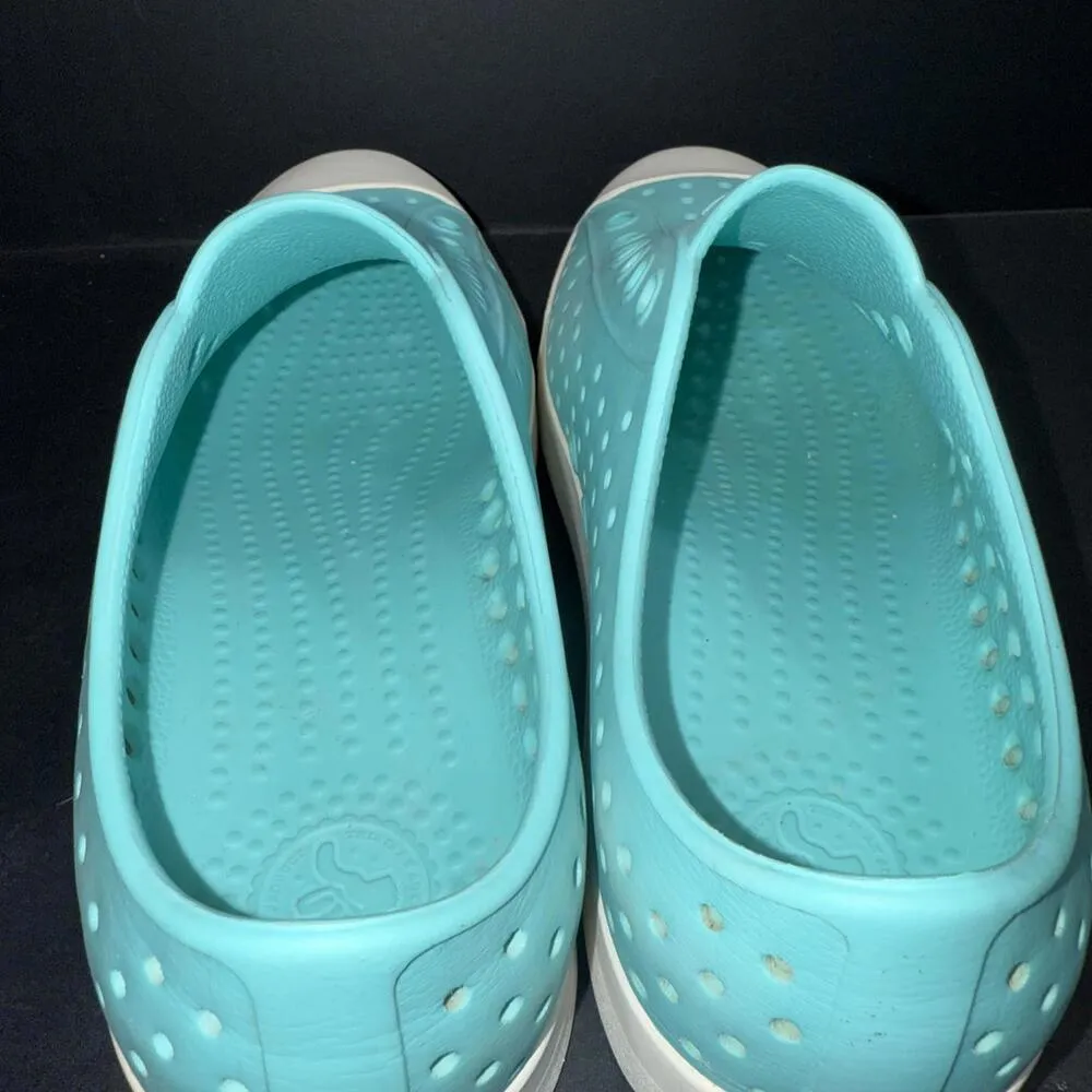 Native Adult Unisex Jefferson Waterproof Outdoor Aqua Blue Slip - Image 13