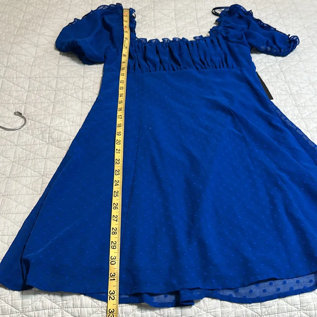 City Studio Royal Blue Mini Dress Size undefined - Image 8