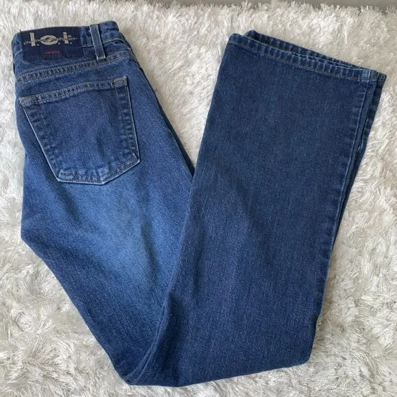 Y2K L.e.i. Low Rise Flare Jeans Sz 3 28" Waist EUC Blue - Image 2
