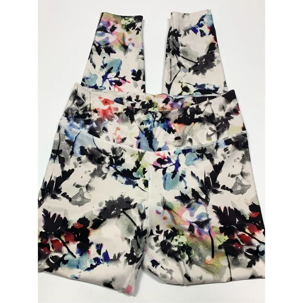 Nike dry fit floral legging size large - Image 2