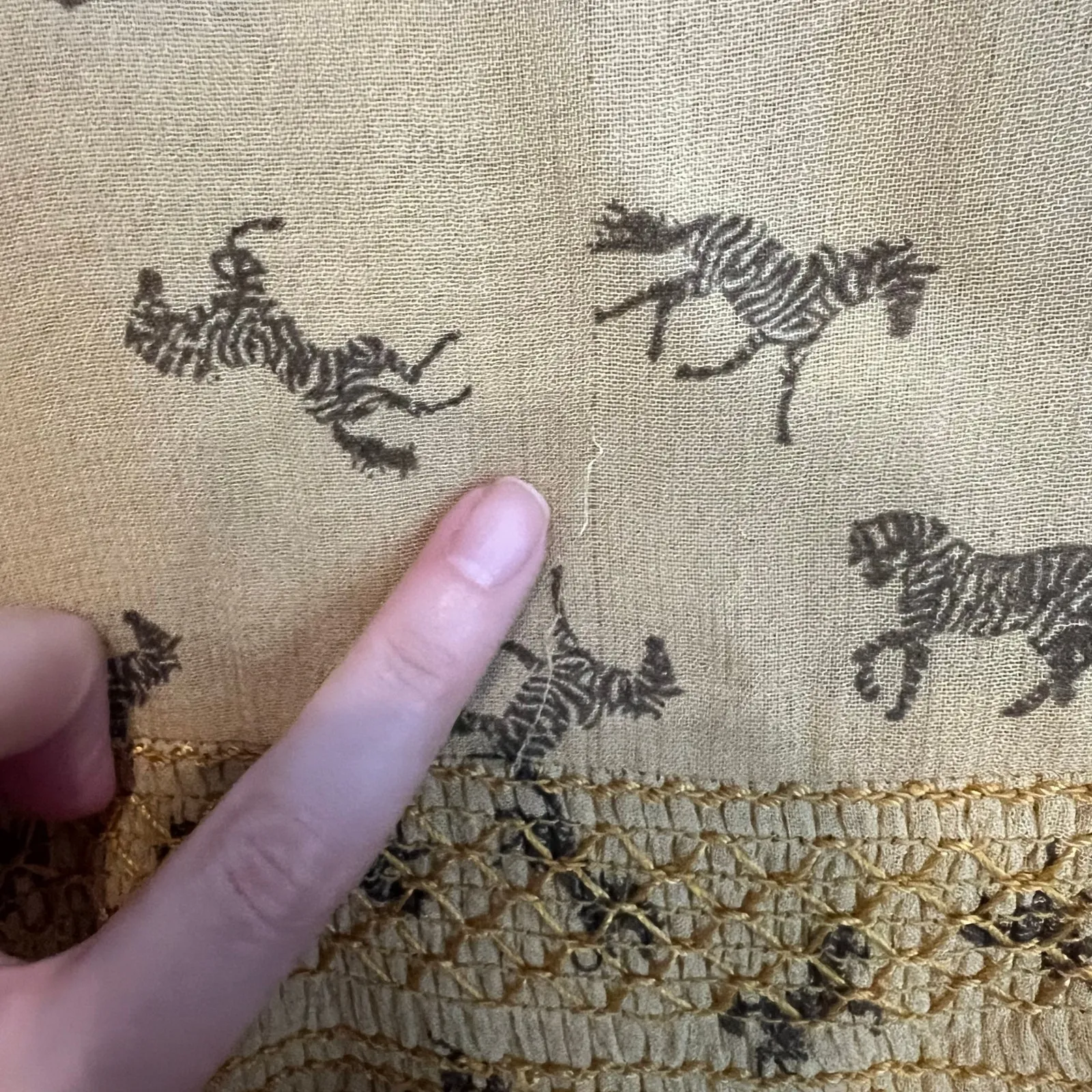 Paul & Joe Sister Fernande Floral Tiered Ruffle Mini Dress Zebra Animal Print - Image 7