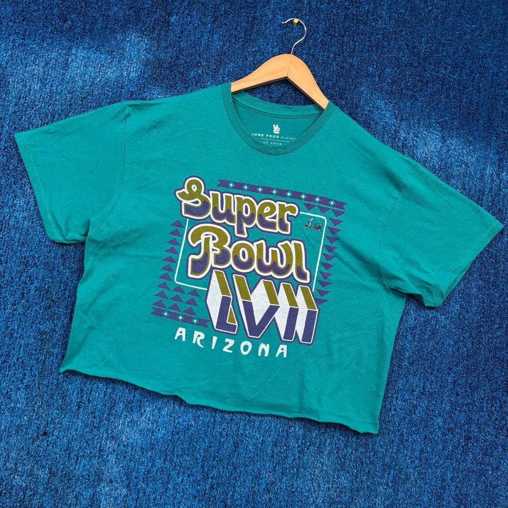 Super Bowl LVII Arizona NFL Battle in the Desert Crop Tee L - Image 3