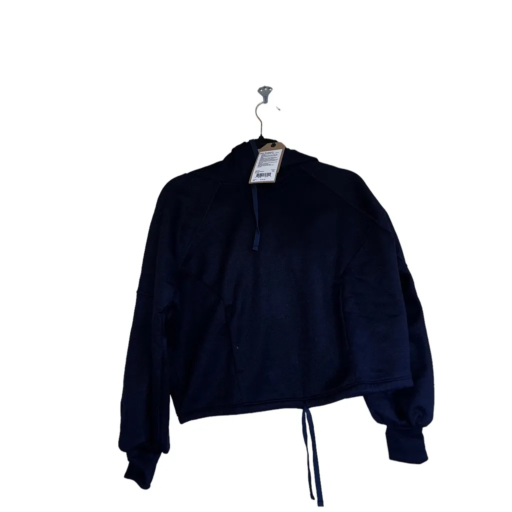 NWT Prana Women's Ziller Wool Blend Sweatshirt Hoodie with Corded Hem Oversized - Image 8