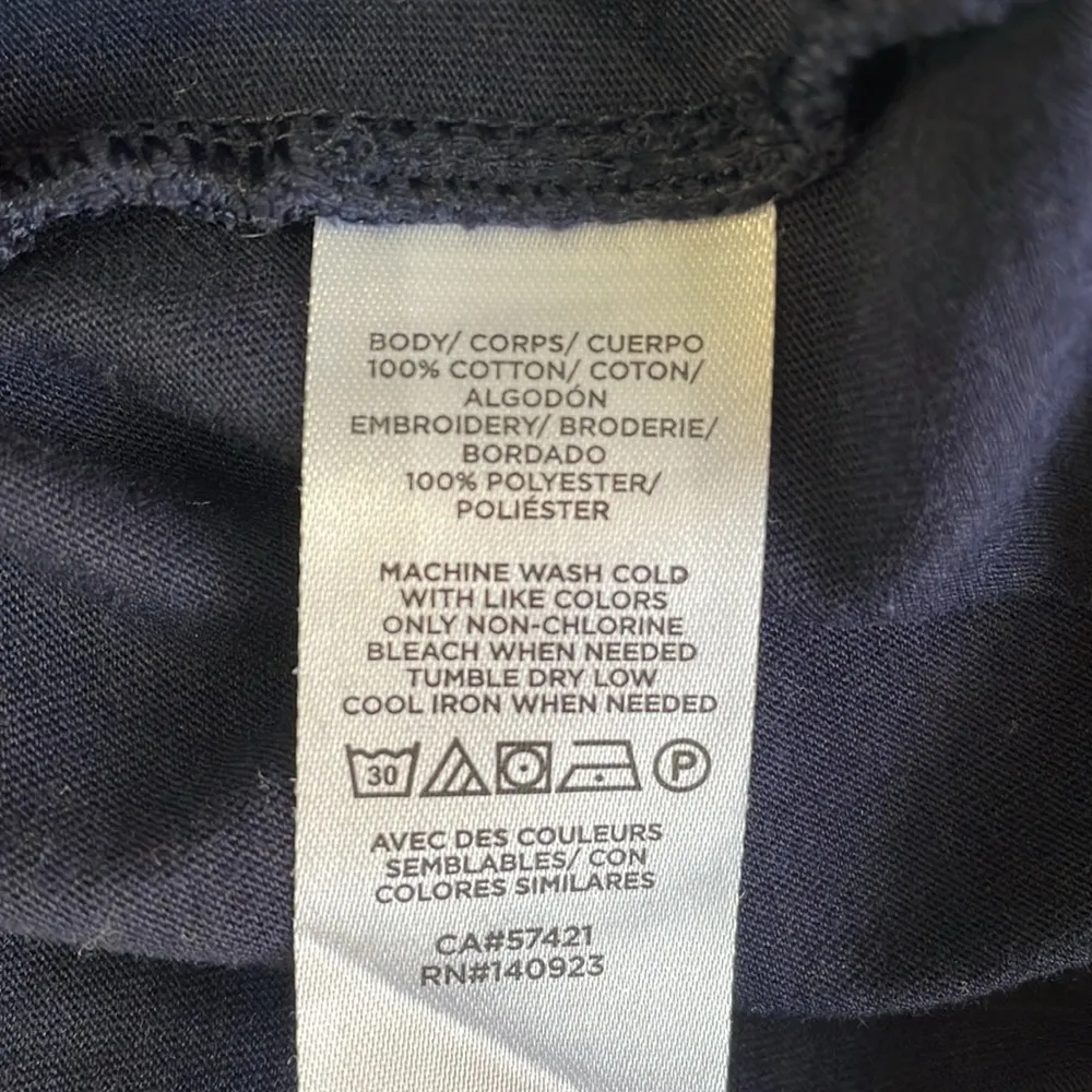 Lou & Grey Navy Floral Tee - Image 5