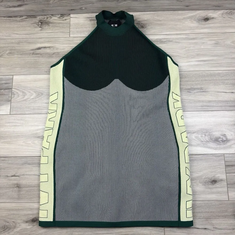 IVY PARK Adidas Knit Logo Bodycon Dress‎ Green Size 3XL Beyoncé - Image 4