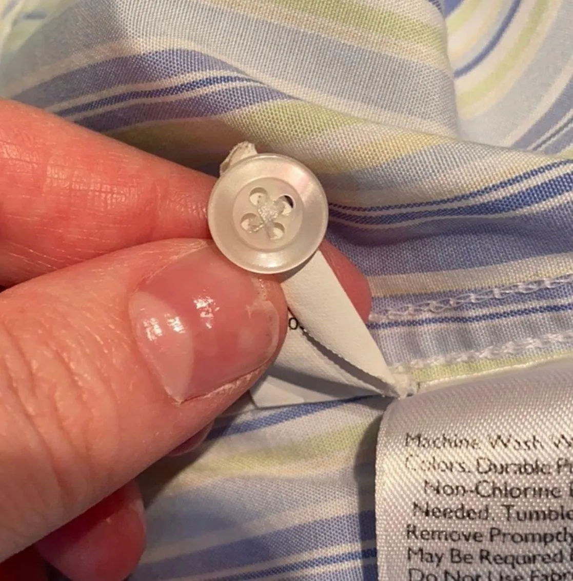 Stretch Classic Striped Button Down Shirt - Image 15