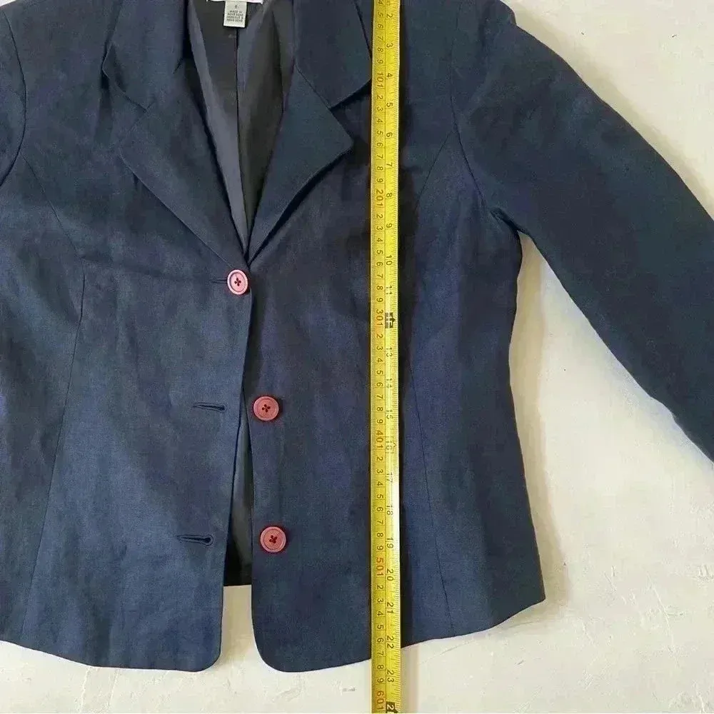 Talbots Dress Blazer Set Business Attire Workwear Career Wear Irish Linen - Image 10