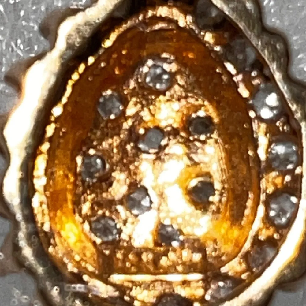 10K Gold Diamond Teardrop Pendant Necklace - Image 14