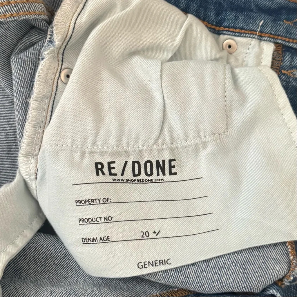 RE/DONE 90s Ultra High Rise Skinny Jeans in 70s Blue Wash Size 26 - Image 9