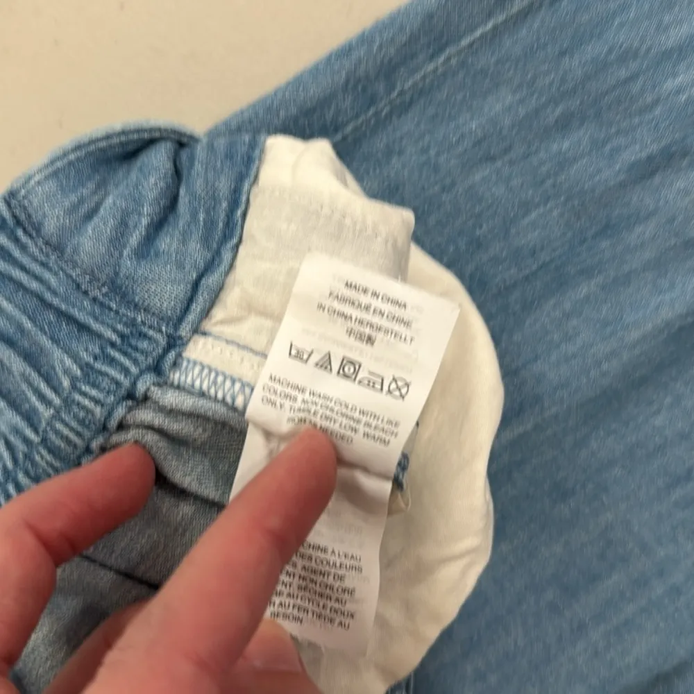 Tall Chambray Huston Pull-On Crop Pants Size Small EUC - Image 9