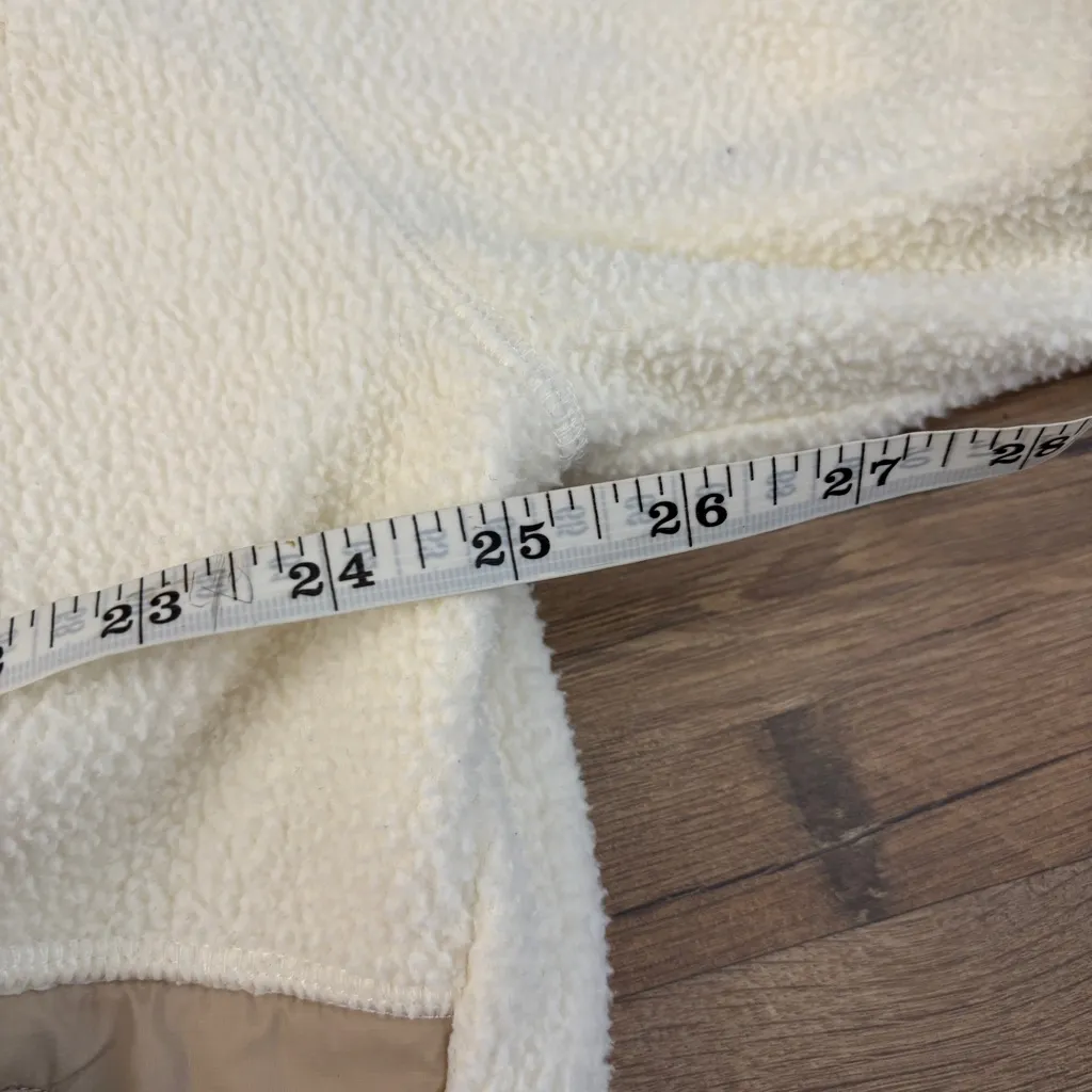 Madewell MWL Drapey Sherpa Buick Jacket Antique Cream - Image 9