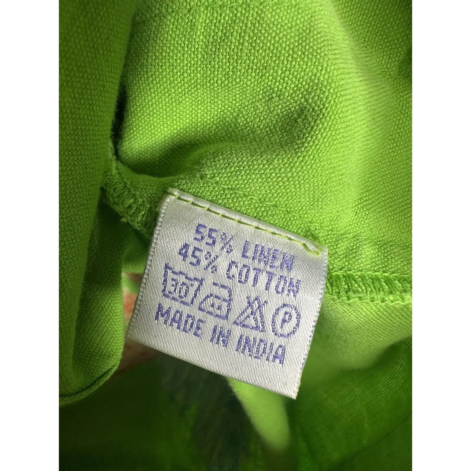 NEW Casey Coleman Jacket Womens Medium Green Linen Embroidered Pineapple Sequin - Image 5