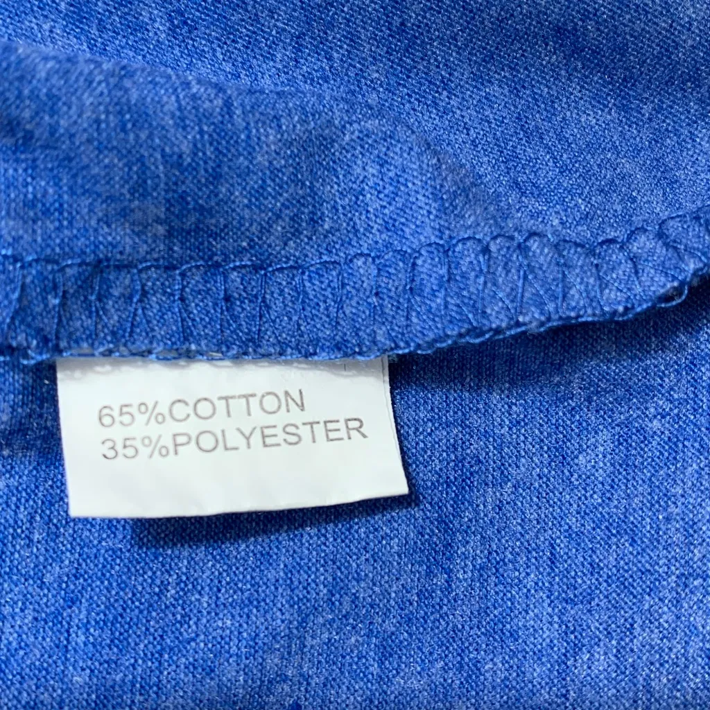 Good Vibes Graphic Tank Top Women’s Size Small Blue Rainbow Sleeveless Shirt - Image 5